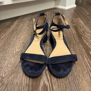 Navy Ralph Lauren Block Heels